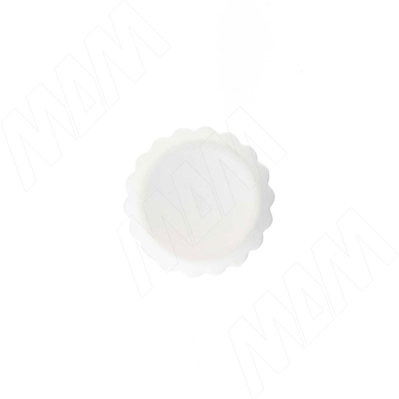 Ручка-кнопка белый матовый фото товара 3 - KH.44.000.WTM