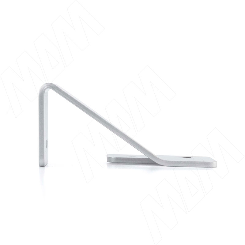 LOFT Менсолодержатель (комплект) для деревянных полок 16мм, хром матовый (краска) фото товара 2 - LFT.SET.CRM