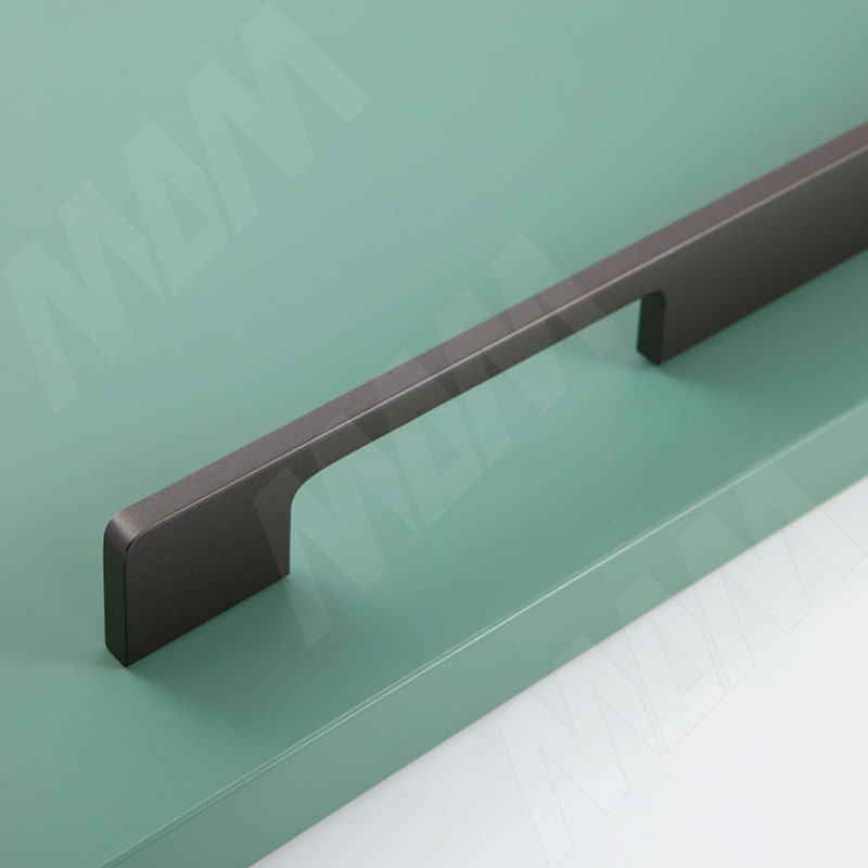 Профиль-ручка 160/800мм (L=827мм) графит фото товара 2 - PH.CN01.160-800.GF