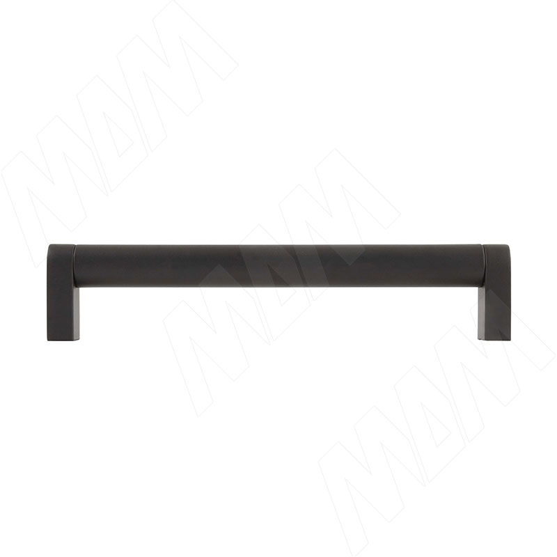 Ручка-рейлинг 160мм черный матовый фото товара 2 - RH.07.160.BLM