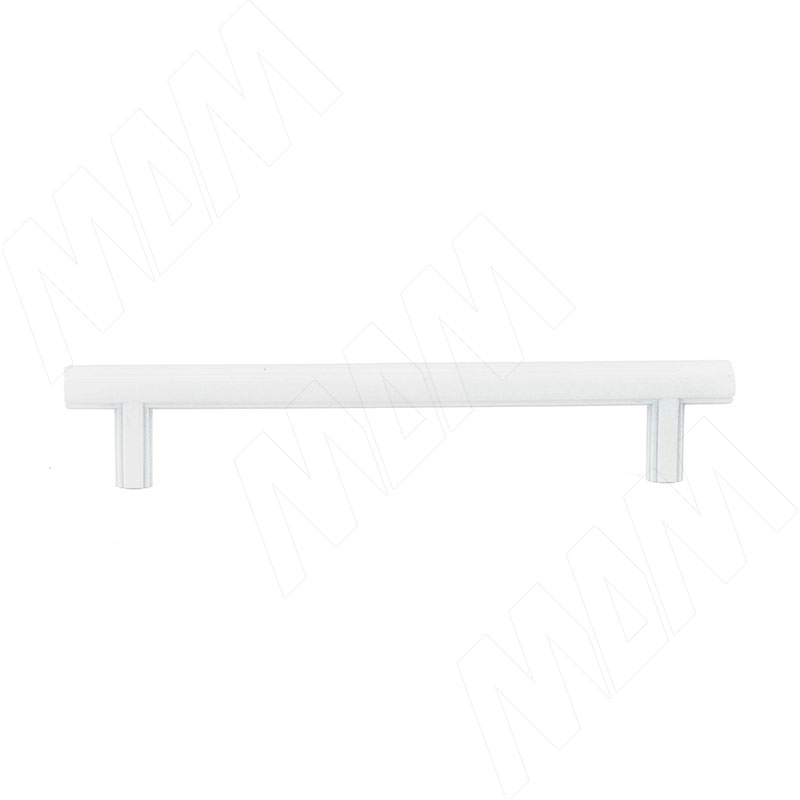 Ручка-рейлинг 128мм белый матовый фото товара 2 - RH.08.128.WTM
