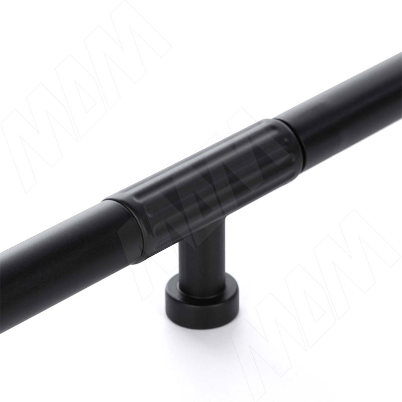 Ручка-рейлинг 1800мм черный матовый фото товара 3 - WMN.884.1800.N4N4