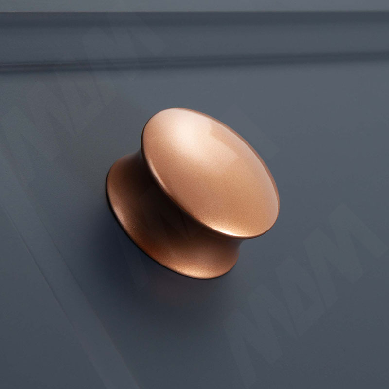 Ручка-кнопка D40мм медь фото товара 2 - WPO.880.040.006D