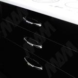 Ручка-скоба 160мм хром с кристаллами 1027K.160.10, фото 1