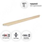 Профиль-ручка 500мм крепление саморезами золото матовое (анод) 27.500.9L, фото 1