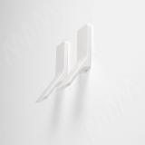 Ручка-кнопка белый матовый 411.71, фото 2