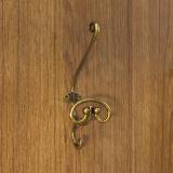 Крючок трехрожковый бронза состаренная 7707A00.21OV, фото 1