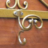 Крючок двухрожковый бронза состаренная 7707B00.21OV, фото 1