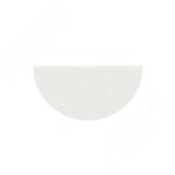 Ручка-скоба 96мм (L=114мм) белый матовый (краска RAL 9003) BH.RU07.096.WHT, фото 1