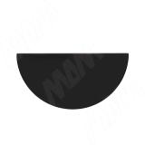 Ручка-скоба 128мм (L=150мм) черный матовый (краска RAL 9005) BH.RU07.128.BL, фото 1