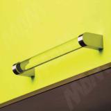 Ручка-рейлинг 192мм хром/стекло прозрачное E20.0192.CG, фото 1