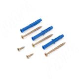 EUS Менсолодержатель для деревянных полок 16-20мм золото матовое (краска), L=600 мм (1 шт) EUS.600.GL, фото 2