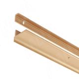 EUS Менсолодержатель для деревянных полок 16-20мм золото матовое (краска), L=600 мм (1 шт) EUS.600.GL, фото 6