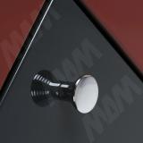 Ручка-кнопка D24мм хром GA0904, фото 1