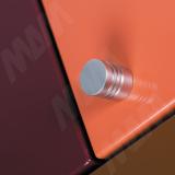 Ручка-кнопка D20мм хром матовый GA2708, фото 1