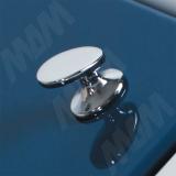 Ручка-кнопка хром GN0604, фото 1