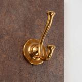 Крючок двухрожковый бронза состаренная HK.38.ABV, фото 2