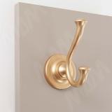 Крючок двухрожковый золото матовое HK.38.GA, фото 2