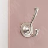 Крючок двухрожковый никель матовый HK.38.SN, фото 2