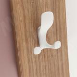 Крючок трехрожковый белый матовый HK.40.WTM, фото 2