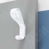 Крючок двухрожковый белый матовый HK.43.WTM, фото 3