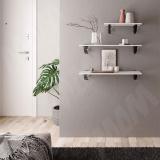 IBIS Менсолодержатель для деревянных полок, графит IBS.1054A.9005, фото 4