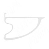 IBIS Менсолодержатель для деревянных полок, белый матовый IBS.1054A.9078, фото 1