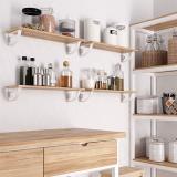 IBIS Менсолодержатель для деревянных полок, белый матовый IBS.1054A.9078, фото 4