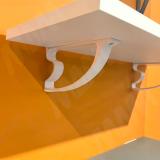 IBIS Менсолодержатель для деревянных полок, белый матовый IBS.1054A.9078, фото 6