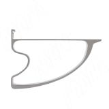 IBIS Менсолодержатель для деревянных полок, хром матовый IBS.1054A.9723, фото 1