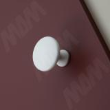 Ручка-кнопка белый матовый KH.02.000.WTM, фото 1