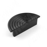 Ручка-кнопка 64мм черный матовый KH.38.064.BLM, фото 1