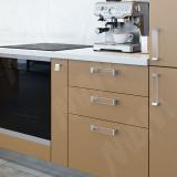 Ручка-скоба 160мм хром/пластик прозрачный BH.83.160.CRCL, фото 1