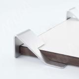 LOFT Менсолодержатель (комплект) для деревянных полок 16мм, хром матовый (краска) LFT.SET.CRM, фото 2