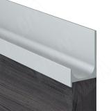 Профиль-ручка врезная для фасада 16/18мм, алюминий матовый (анод), L-3000мм PH.RU07.3000.AL PR, фото 1