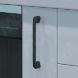 NICK Ручка-скоба 160мм черный матовый NIK.160.BL, фото 1