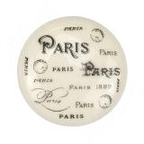 Ручка-кнопка D35мм бронза состаренная/керамика Paris WPO.77.01.Q4.000.D1, фото 1