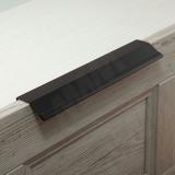 Профиль-ручка 192мм (L=220мм) крепление саморезами черный матовый (краска RAL 9005) PH.RU12.192.BL, фото 1