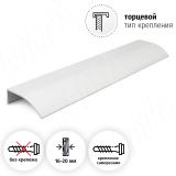 Профиль-ручка крепление саморезами алюминий матовый (анод), L-3000мм PH.RU15.3000.AL PR, фото 1