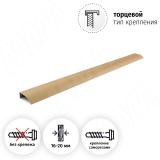 Профиль-ручка 512мм (L=596мм) крепление саморезами золото матовое (краска) PH.RU15.600.GL, фото 1