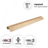 Профиль-ручка 320мм (L=396мм) крепление саморезами золото матовое PH.RU17.400.GL, фото 1