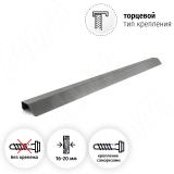 Профиль-ручка 512мм (L=596мм) крепление саморезами графит PH.RU17.600.GR, фото 1