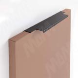 Профиль-ручка 196мм крепление саморезами черный матовый PH.RU22.200.BL, фото 2