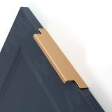 Профиль-ручка 196мм крепление саморезами золото матовое PH.RU22.200.GL, фото 2