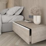 Профиль-ручка крепление саморезами белый матовый (краска RAL9016), L-3000мм PH.RU23.3000.WHM PR, фото 1