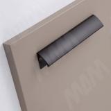 Профиль-ручка 160мм (L=180мм) черный матовый (краска RAL9005) PH.RU30.180.BL, фото 2