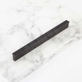 Профиль-ручка 160мм (L=180мм) черный матовый (краска RAL9005) PH.RU31.180.BL, фото 2