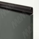 Профиль-ручка крепление саморезами для фасада 16мм, черный матовый (анод), L-3000мм PH.RU33.3000.7W, фото 1