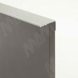 Профиль-ручка крепление саморезами, алюминий матовый (анод), L-3000мм PH.RU35.3000.AL, фото 1