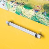 Ручка-скоба 128мм хром матовый/алюминий RU2008C00/128, фото 1